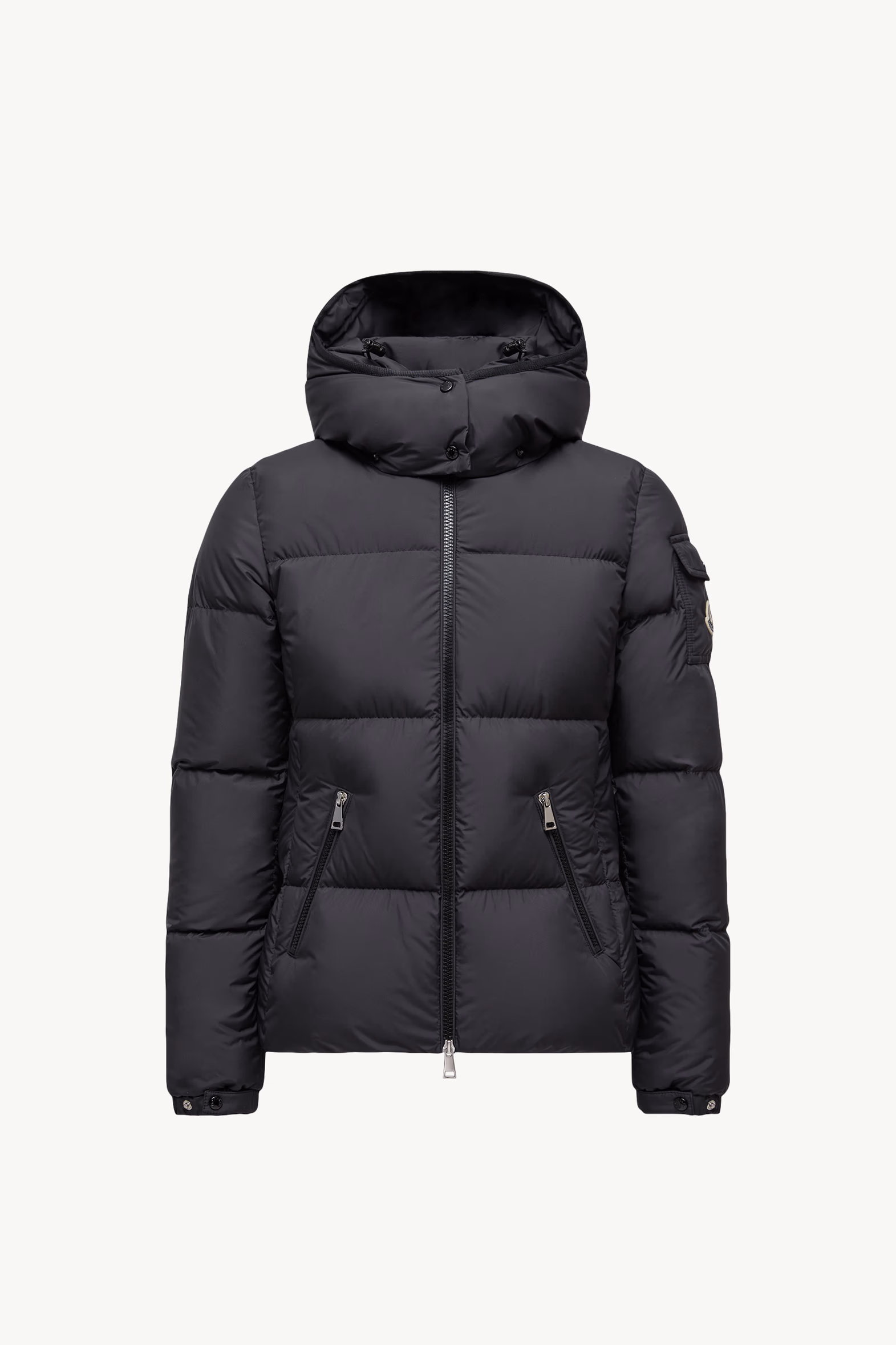 Doudoune courte à capuche Fourmines Noir Moncler 2